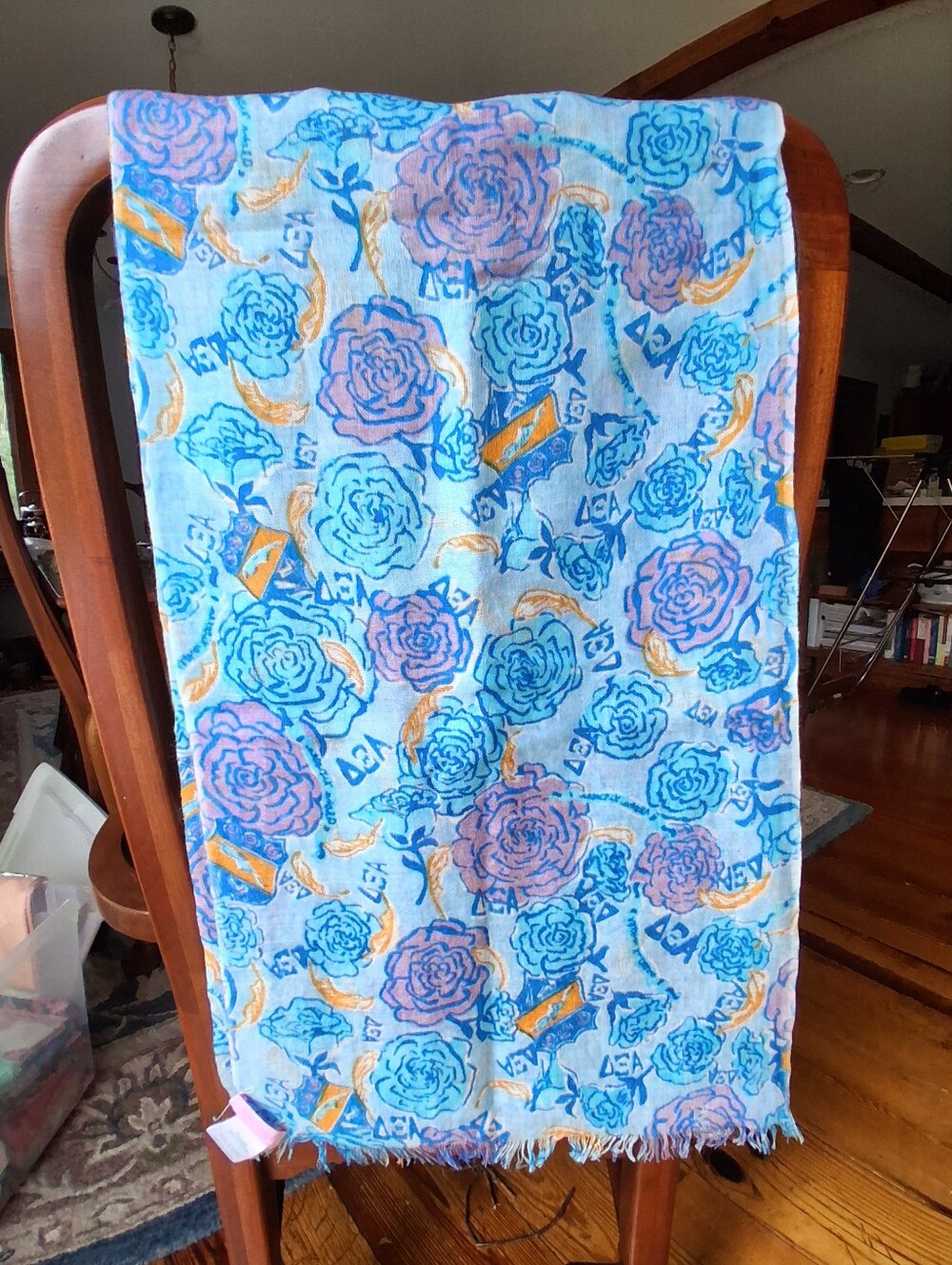 Lilly Pulitzer Murfette Scarf Sorority "Alpha Chi Delta"
